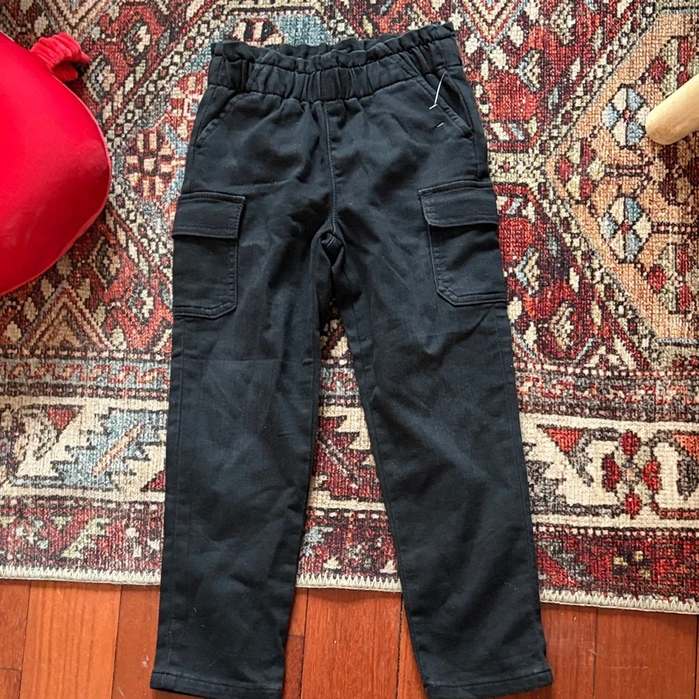 GAP Black Kids Cargo Joggers